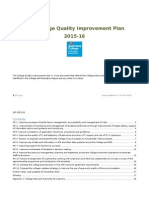 CFE- Quality Improvement Plan QIP Updated 10 Nov 2015