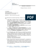 Oficio N°323-2014-OCI-MDCC