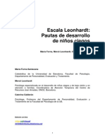 ESCALA LEONHARDT-Pautas de Desarrollo en Niños Ciegos PDF