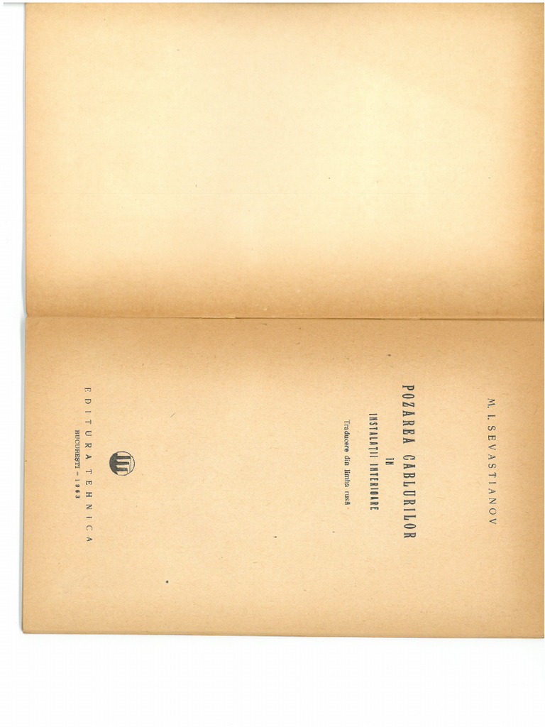 Pozarea Cablurilor In Instalatii Interioare