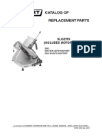 Catalog of Replacement Parts: Slicers (Includes Motor Parts)