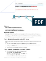 11.4.2.5 Packet Tracer - Backing Up Configuration Files Instructions IG