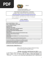 Petição de Conflito de Competencia ao STJ