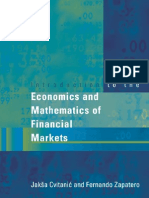 Economics and Mathematics of Financial Markets
