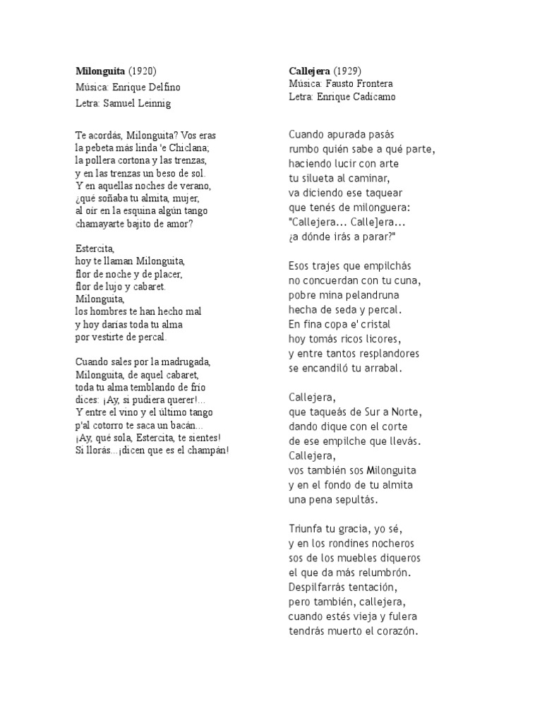 Las Letras Del Tango | Musica Tango | Tango