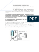 Principio de Funcionamiento de Un Capacitor