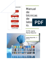 Manual de Técnicas de Laboratorio.