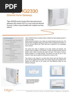 Tilgin HG2330: Ethernet Home Gateways