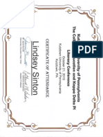 Conference Certificate