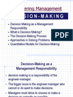 Decision-Making As A Management Responsibility