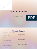 Grammar Book: Estefania