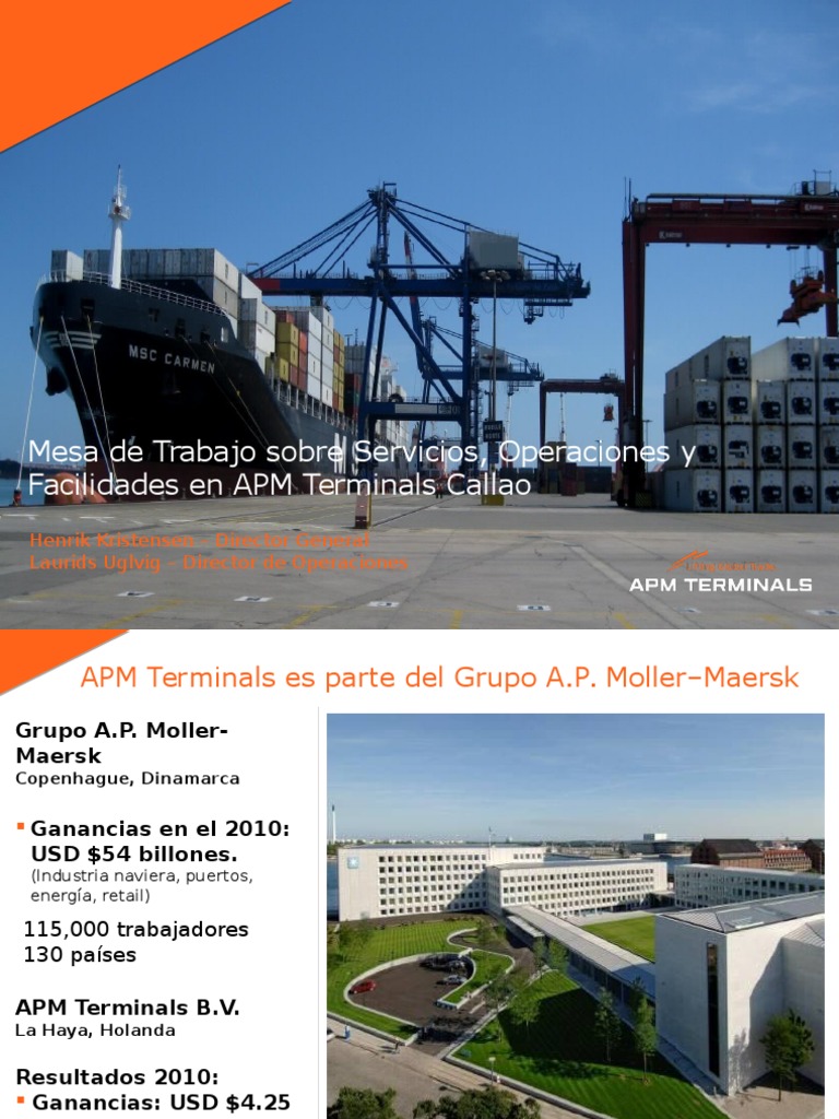 Servicios y Modernización en APM Callao | PDF | Envío | Industrias
