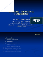 Biopure Strategic Marketing Plan