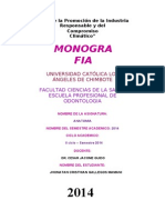 Odontologia Anatomia Monografia Jhonatan Gallegos