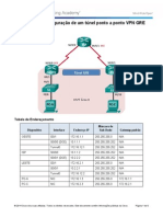 7.2.2.5 Lab - Configuring A Point-To-Point GRE VPN Tunnel