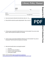 reconsideration evaluation form