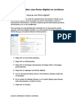 Agregar o Quitar Una Firma Digital en Archivos de Office