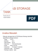 Analisa Simulasi Storage Tank