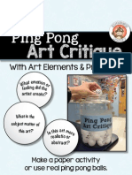 Ping Pong: Art Critique