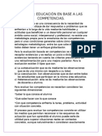 La Competencias Como Influencia en La Planificación Didáctica.