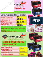 Ganar dinero Kromasol venta productos