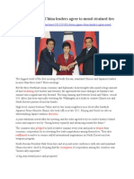 Agreement of China, Japan and South Korea