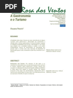 Gastronomia Para o Turismo