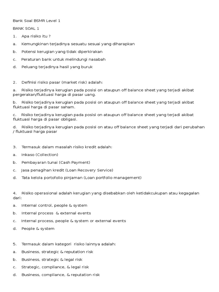 Manajemen Risiko Umkr