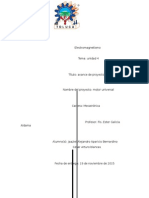 Bitácora Motor Electrico