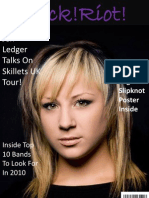 Jen Ledger Talks On Skillets UK Tour!: Issue No. 1