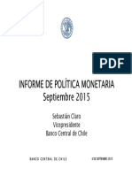 Informe de Politica Monetaria