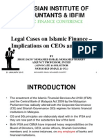 Legal Cases for Islamic Finance