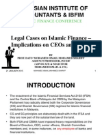 Legal Cases For Islamic Finance