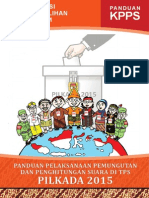 Buku Panduan Pelaksanaan Pemungutan Dan Penghitungan Suara Di TPS Pilkada 2015