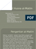 Download Asmaul Husna Al-Matiin by Nailia SN291631917 doc pdf