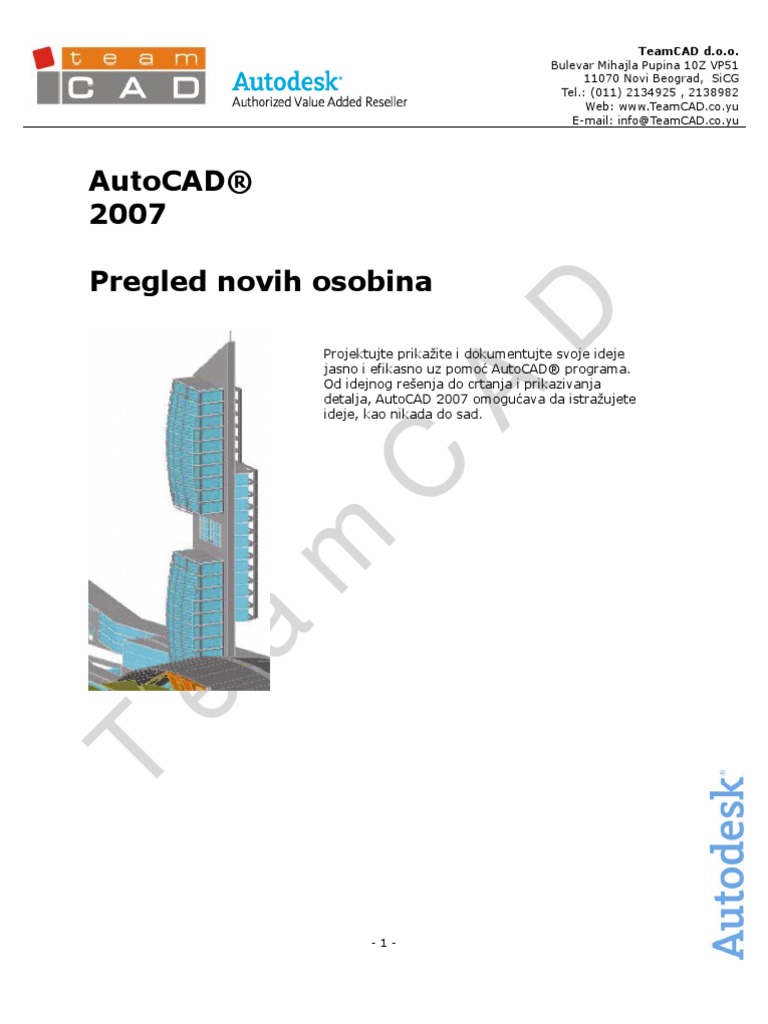 AutoCAD 2007 | PDF