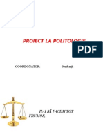 Proiect La Politologie