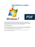 Cara Install Ulang Windows 7 Lengkap Dengan Gambar
