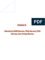 Membuat DNS Server,Web Server,FTP Server, Dan Proxy Server