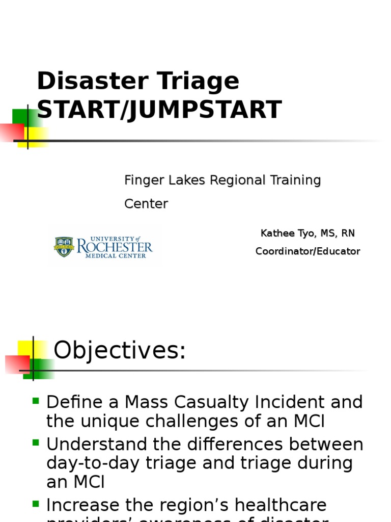 Start triage training presentation major trauma medicine