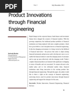 ابتكار المنتج من خلال الهندسة مالية