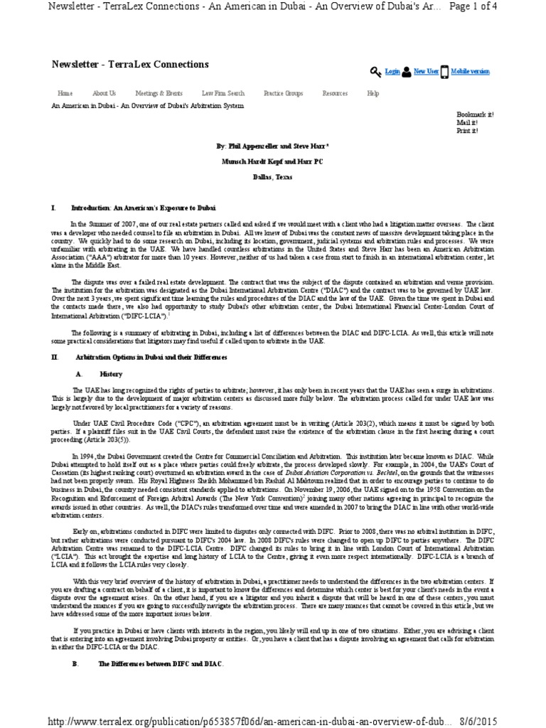 DIAC DIFC Comparison | PDF | Arbitration | Arbitral Tribunal