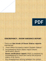 Discrepancy Report