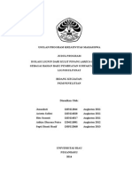 ISOLASI LIGNIN DARI KULIT PINANG (ARECA CATECHU L)  SEBAGAI BAHAN BAKU PEMBUATAN SURFAKTAN NATRIUM LIGNOSULFONAT