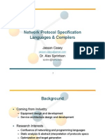 Network protocol specs