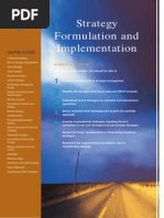 Formulation of a strategy