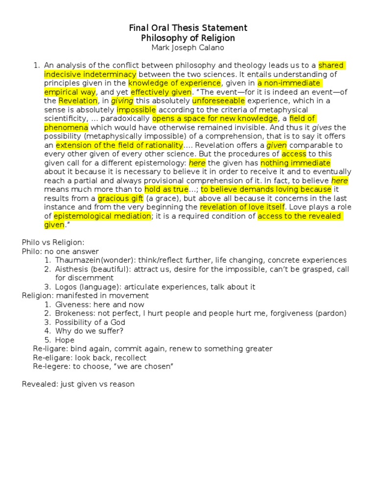 Religion thesis topics picture