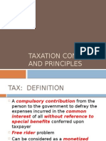 Taxation Concepts and Principles