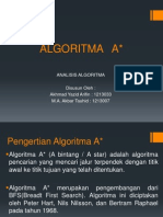 ALGORITMA A (Dengan Cara Kerja)