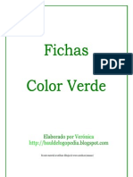 Fichas Color Verde